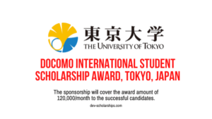 Docomo International Student Scholarship 