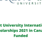 Trent university Postgraduate Scholarships 2021
