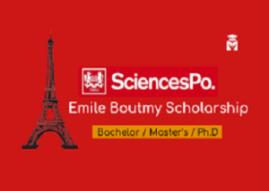 Emile Boutmy Scholarships 2021 for non-eu students at sciences