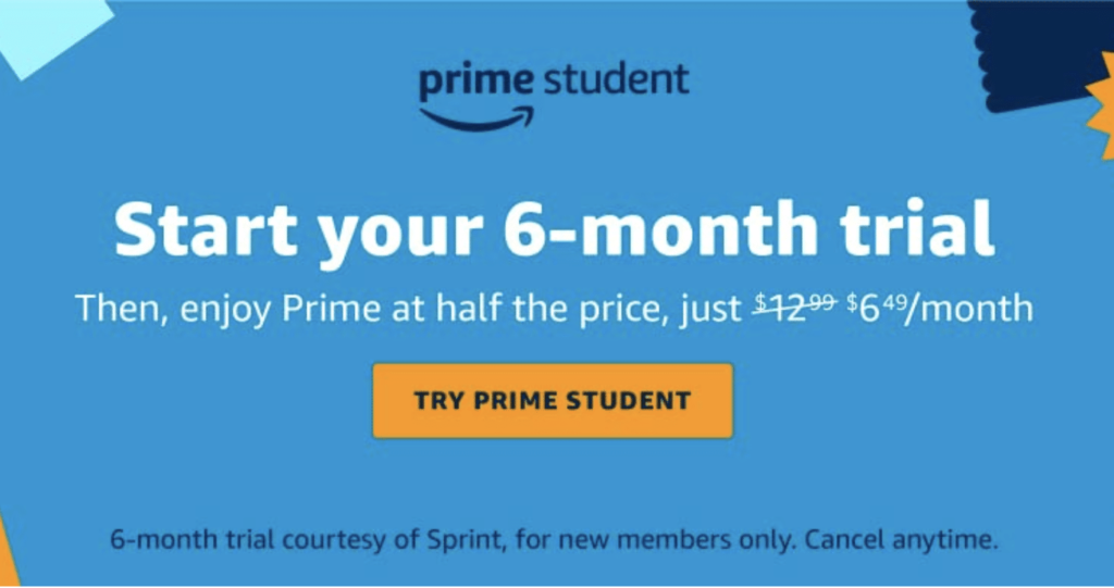 Amazon prime Student