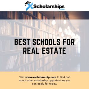 Best Schools For Real Estate