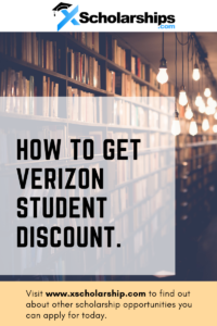 How To Get Verizon Student Discount.