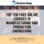 Free Online Courses in Manufacturing and Production Engineering