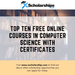 Free online courses in computer science with certificates