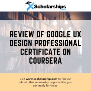 Review of Google UX Design professional Certificate on Coursera