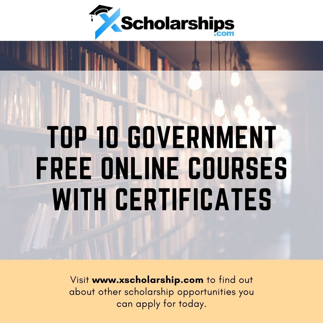 Top 10 Government Free Online Courses With Certificates in 2022