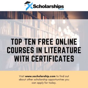 Top Ten Free Online Courses in Literature with Certificates