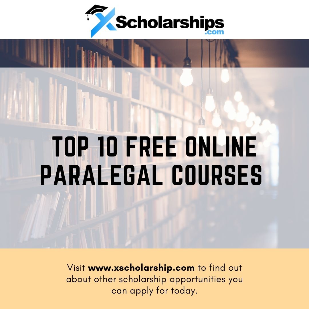 Top 10 Free Online Paralegal Courses in 2022 | xScholarship