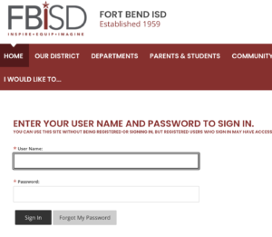 skyward FBISD sign-up