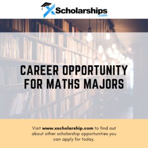 Career Opportunity For Maths Majors