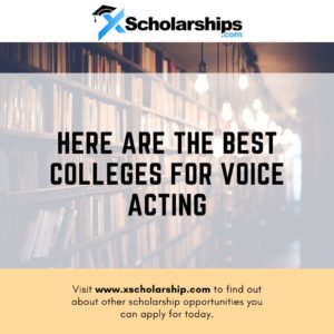 Here Are the Best Colleges for Voice Acting