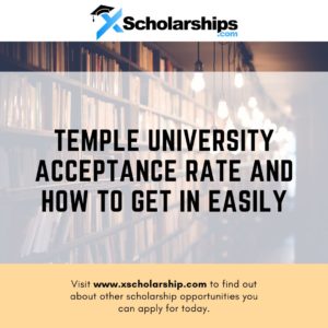 Temple University Acceptance Rate and How to get in Easily