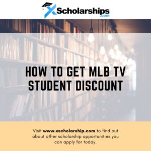 How to Get MLB TV Student Discount