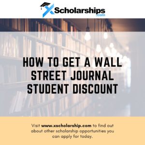 How to Get a Wall Street Journal Student Discount