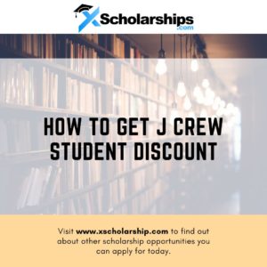 How to get J Crew student discount