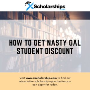 How to get Nasty Gal Student Discount