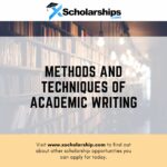 techniques of academic writing