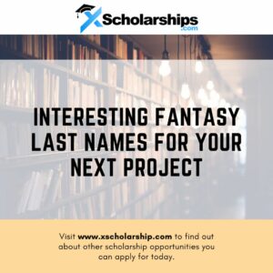 Interesting Fantasy Last Names for Your Next Project